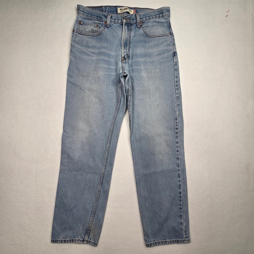 Vtg Levi 550 Relaxed Fit Y2K Jeans Mens 33x32 (Fits 33×30) Blue Denim Vintage